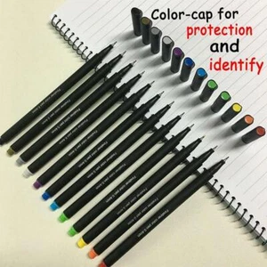 Feiner Liner Stift Farbstift Set Textmarker Stift Für Leichtere 12/24 Farbe - Bild 1 von 6
