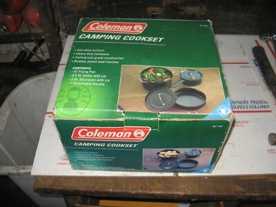 COLEMAN CAMPING COOKWARE SET NEVER USED 6 PIECE SET - Image 1 of 4