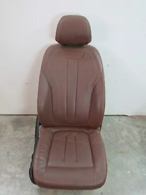 BMW X5 FRONT SEAT BROWN F15 2014-2018 OEM - Image 1 of 4