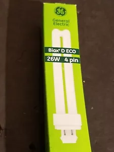 NEW IN BOX GE F26DBX/841/ECO4P BIAX D ECO 26W 4 PIN FLUORESCENT BULB G24q-3 - Picture 1 of 3