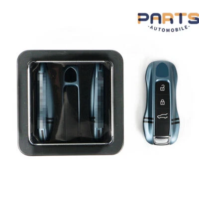 OE Sale Remote Key Case Fob Cover Blue For Porsche Cayenne Panamera Taycan 911 - Image 1 of 4