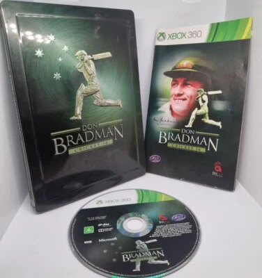 RARE Don Bradman Cricket 14: Steelbook Memorabilia Xbox 360  Game + Manual - Image 1 of 3