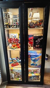 Minifigures Display Case 4 Tier LED Motion Sensor Figure Diecast Car Toy Cabinet - Picture 1 of 21
