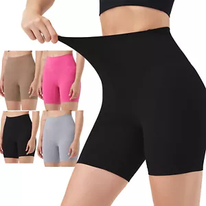 Women High Waist Bike Shorts Tummy Control Pants for Workout Yoga Running Dance - Picture 1 of 32