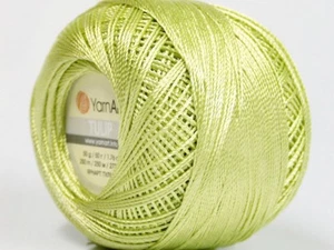 Willow Green YarnArt Tulpe Größe 10 Mikrofasergarn #52264 50gr Häkeln XStitch - Bild 1 von 2