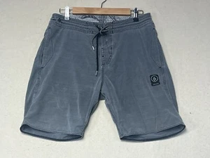 VOLCOLM MEN'S TRUE TO THIS  BOARD SHORT Gray Frayed Edge Size 31 Swim Trunks  - Picture 1 of 11