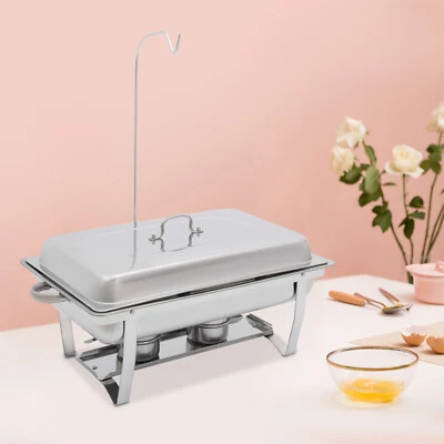 Plato de frotamiento de acero inoxidable Plato de frotamiento Calentador de buffet Servidor de buffet y calentador Foto 1 de 4