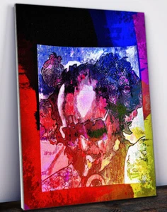 MARCO MARK - 'Miles Davis Abstract #1' • Hand Varnished & Signed Print On Canvas - Picture 1 of 1