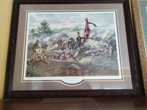 MINT LITTLE ROUND TOP Civil War Limited Edition Print by Don Troiani FRAMED - Picture 1 of 6