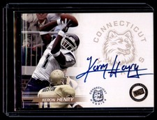 2005 Press Pass Autographs Keron Henry Rookie Auto Connecticut Huskies #NNO