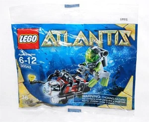 30042 ATLANTIS SCUBA DIVER city lego NEW polybag legos set MINI SUB - Picture 1 of 1