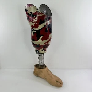 Below Knee Bulldog Left Leg Prosthetic Alabama Camo Size 24 - Picture 1 of 8