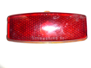 Vintage Glass Stimsonite-25 Red Tail Light ? - Picture 1 of 4