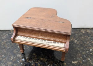 Vintage Thorens Movement Switzerland Wooden Grand Piano Music Box, Working - Picture 1 of 10