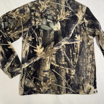 Youth 18/20 Columbia Full Zip Camouflage Fleece Hunting Jacket - Image 1 of 4