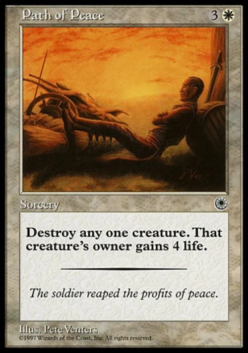 Path of Peace - Medium Play MTG Portal - Image 1 of 1