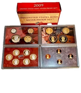 2009 S Silver US Mint Proof 18 Coin Set w OGP & COA - Picture 1 of 3