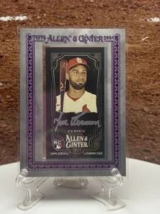 2024 Topps Allen & Ginter Framed Mini Black Jose Fermin RC ROOKIE AUTO 08/25 - Picture 1 of 2