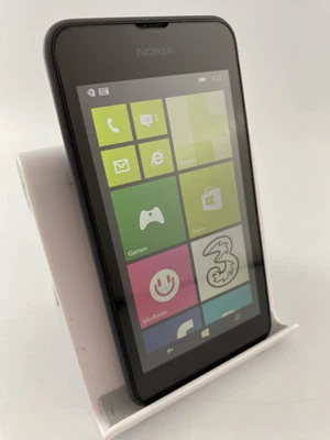 Nokia Lumia 530 Black Unlocked 4GB 4" 5MP Windows Touchscreen Smartphone - Image 1 of 4