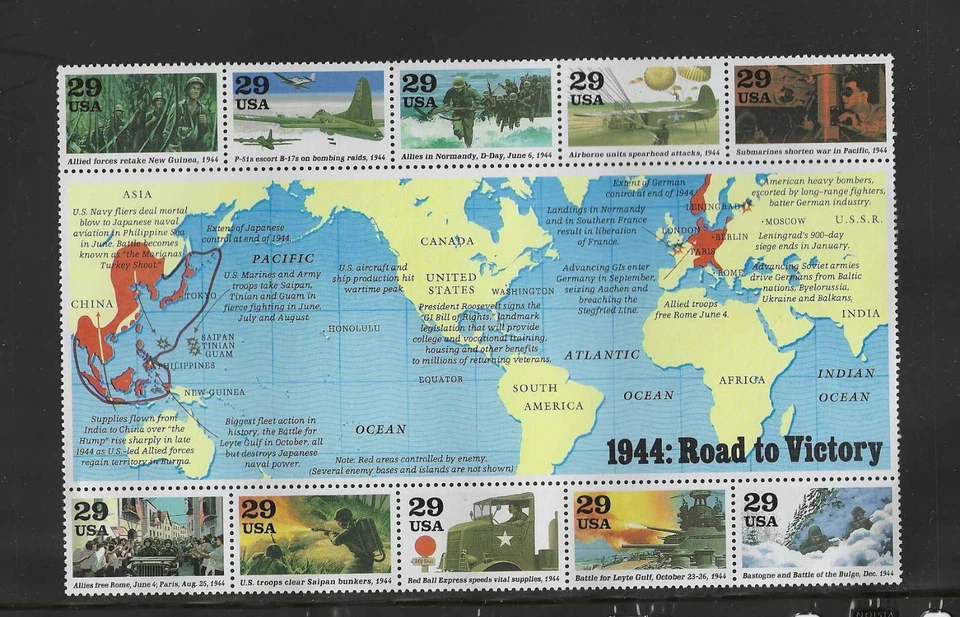 US SCOTT #2838v  SE-TENANT  SOUVENIR CENTER BLOCK OF 10 MNH  TAKE A LQQK ! - Image 1 of 1