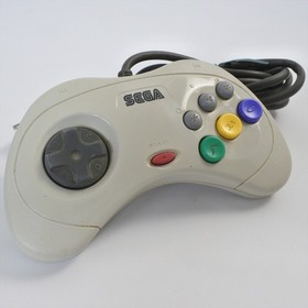 Sega Saturn White Official Controller HSS-0101 Control Pad Working -Tested- 1527