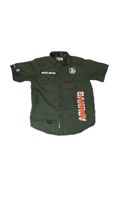 AAPE BATHING APP MECHANICAL BUTTON UP SHIRT  - Image 1 of 4
