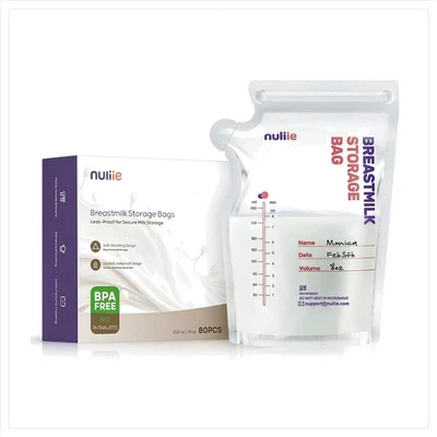 80 Muttermilchbeutel 250ml BPA-frei Ausgießer platzsparend - Bild 1 von 4