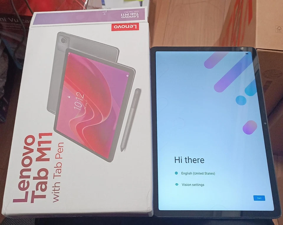 Lenovo Tab M11 TB330FU Tablet 10.9" 8GB 128GB Luna Grey con Pennino Android 13 - Immagine 1 di 1