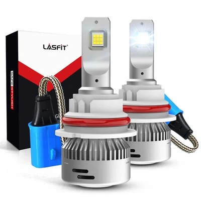 Lasfit 9007 Bombillas LED haz alto/bajo para Nissan Frontier 2001-2025 CANBUS Foto 1 de 4