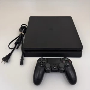Sony PlayStation 4 Slim 1 TB Gaming Console with Controller & Cables- Tested - Bild 1 von 14