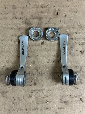 Dura Ace SL-7700 9 Speed Down Tube Shifters Braze-On SIS Index or Friction - Image 1 of 4