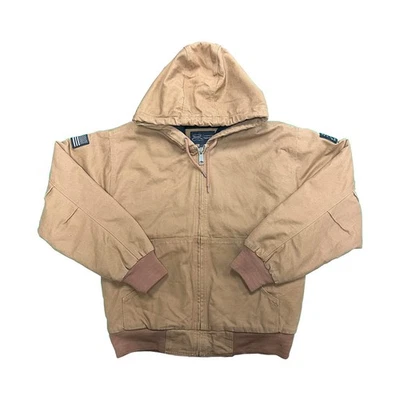 Chaqueta Dri Duck Para Hombre Coyote Estilo Grunt Con Capucha US 1776 Campo Cremallera Completa (S04) Foto 1 de 4