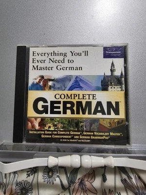 CD completo de aprendizaje de alemán idiomas transparentes Windows/Mac Foto 1 de 4