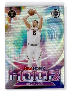 2023-24 Hoops Premium Stock Nikola Jokic #6 Hoopla Silver Prizm Denver Nuggets - Picture 1 of 2