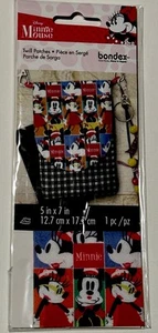 Disney Minnie Mouse Simplicity Bondex 5" x 7" Iron-On Twill Patches - NEW! - Picture 1 of 2