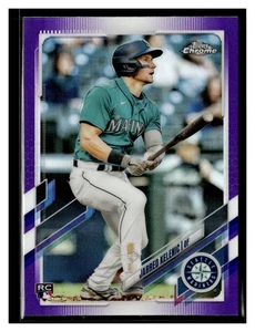 2021 Topps Chrome Update #USC20 Jarred Kelenic Purple Refractor - Picture 1 of 2