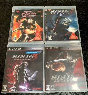 Lot 4 Ninja Gaiden Sigma 1 2 3 & Razor's Edge set PS3 PlayStaytion 3 Japan ver - Image 1 of 4