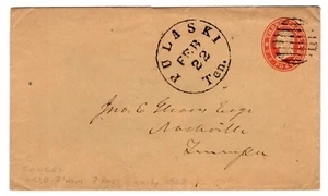 Pulaski TN Unione Guerra Civile Occupazione sulla Stella Muoiono a Nashville  - Foto 1 di 2