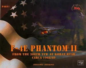 Calcomanías Zotz 1/32 MCDONNELL DOUGLAS F-4E PHANTOM II 388th TFW Korat RTAB Parte 1 - Imagen 1 de 6