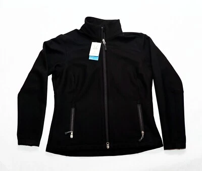 Ibex Women's Tuck Full-Zip Wool Lined Soft Shell Jacket In Black - Medium NWT - Image 1 of 4
