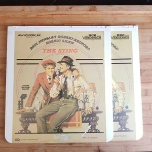 The Sting CED Videodisc Paul Newman Robert Redford 1973 - Picture 1 of 5