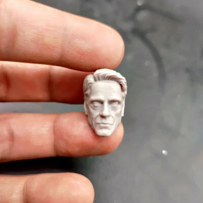 1/12 Scale Batman Butler Alfred Jeremy Head Sculpt Unpainted Fit 6" ML Figure - Image 1 of 3