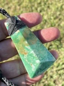 Australian VARISCITE Bound HELL/DUNKELGRÜN ADZE/TOKI Tolle Muster/Farben! - Bild 1 von 14