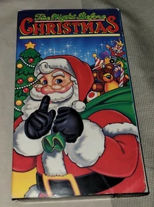 🎅 The Night Before Christmas" VHS MOVIE VCR TAPE RARE VTG SANTA CLAUS HOLIDAY🎄 - Picture 1 of 3