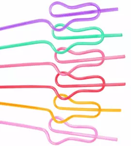 6Pcs Drink Straw for Adults Bridal Shower Birthday Party Wedding Favor Decor Bar - Picture 1 of 5
