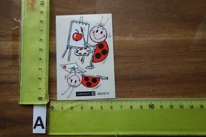 Alter Aufkleber Büro Brunnen Comic Marienkäfer (AB) - Bild 1 von 2