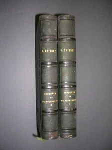 Angletere A.Thierry Histoire de la conquète de l'angleterre 1854 reliure signée - Picture 1 of 4