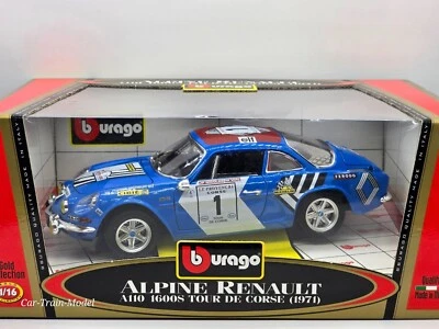 Alpine Renault A110 1600S Tour de Corse 1971 - Bburago 1:16 1/16 1-16 - Immagine 1 di 2