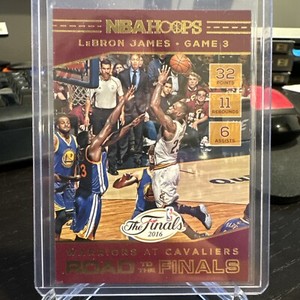 2016-17 NBA Hoops Road to the Finals #82 LeBron James /199 The Finals Game 3 -VS