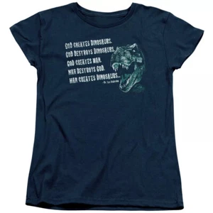 Jurassic Park "God Creates Dinosaurs" Damen T-Shirt - Bild 1 von 3